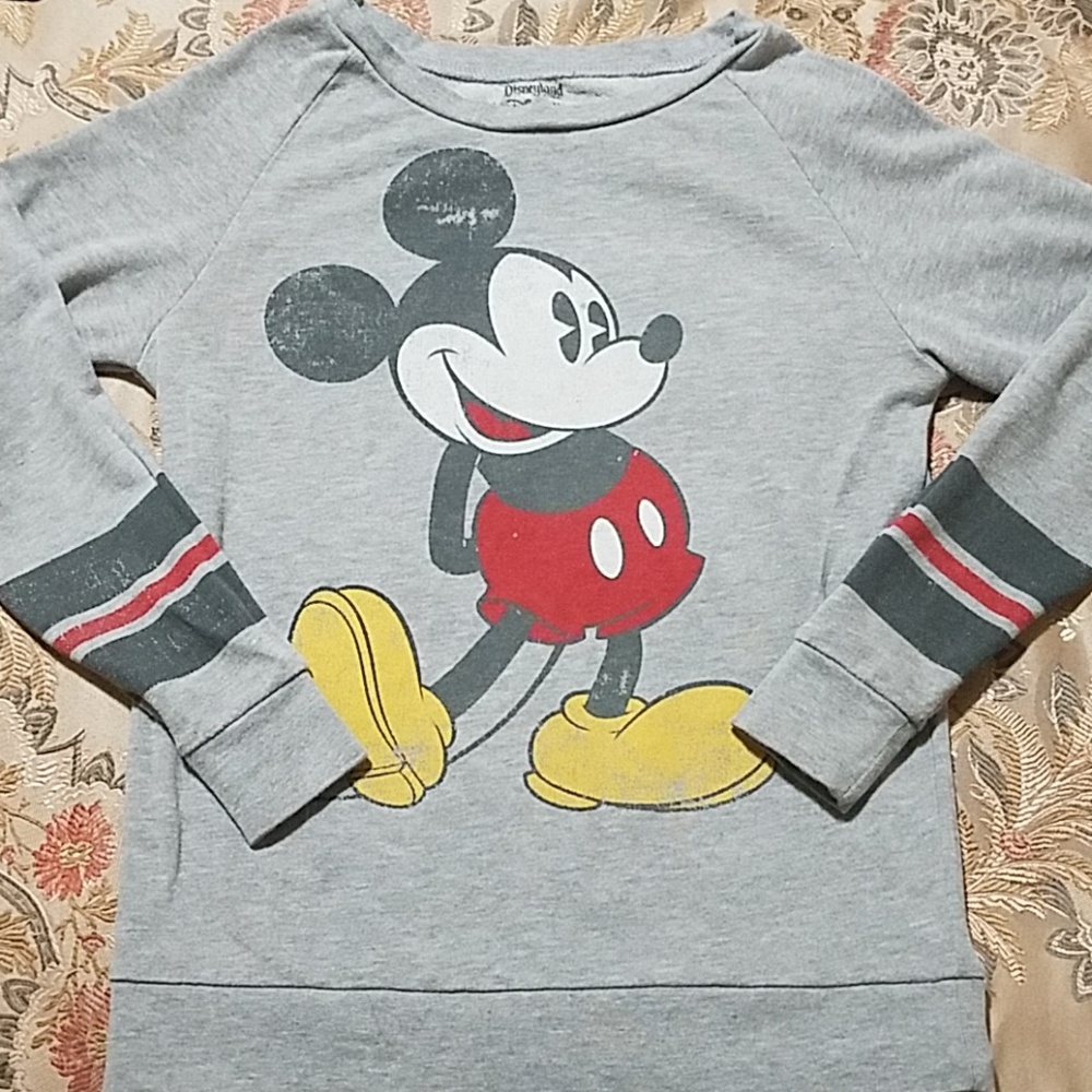 Mickey mouse grey long sleeve